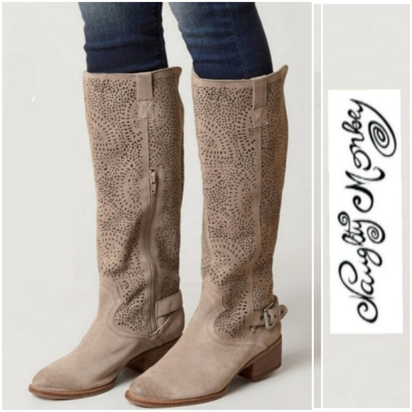 naughty monkey Shoes - Stylish Laser-Cut Naughty Monkey Boots